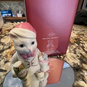 Lenox “Holiday Spirit” Cat Figurine